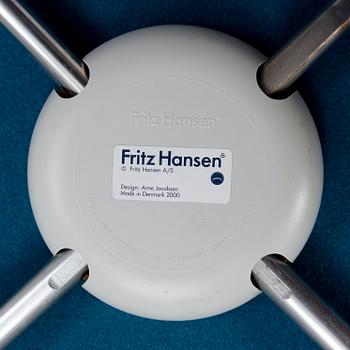 KARMSTOLAR, 5 st, "Sjuan", Arne Jacobsen för Fritz Hansen, formgiven 1955.