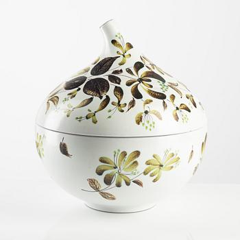 Stig Lindberg, an earthenware bowl with cover, Gustavsbergs Studio, Sweden.