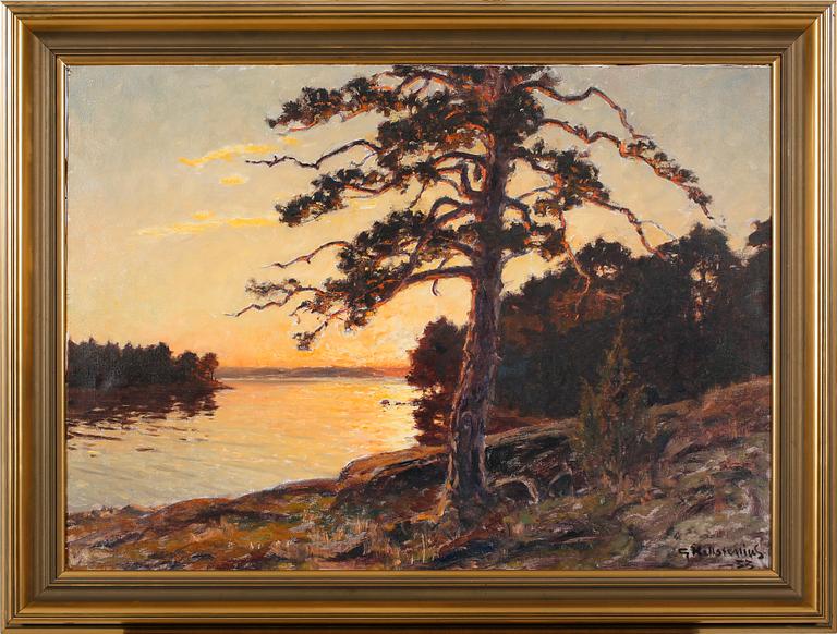 GOTTFRID KALLSTENIUS, oil on canvas, signed G Kallstenius and dated -33.