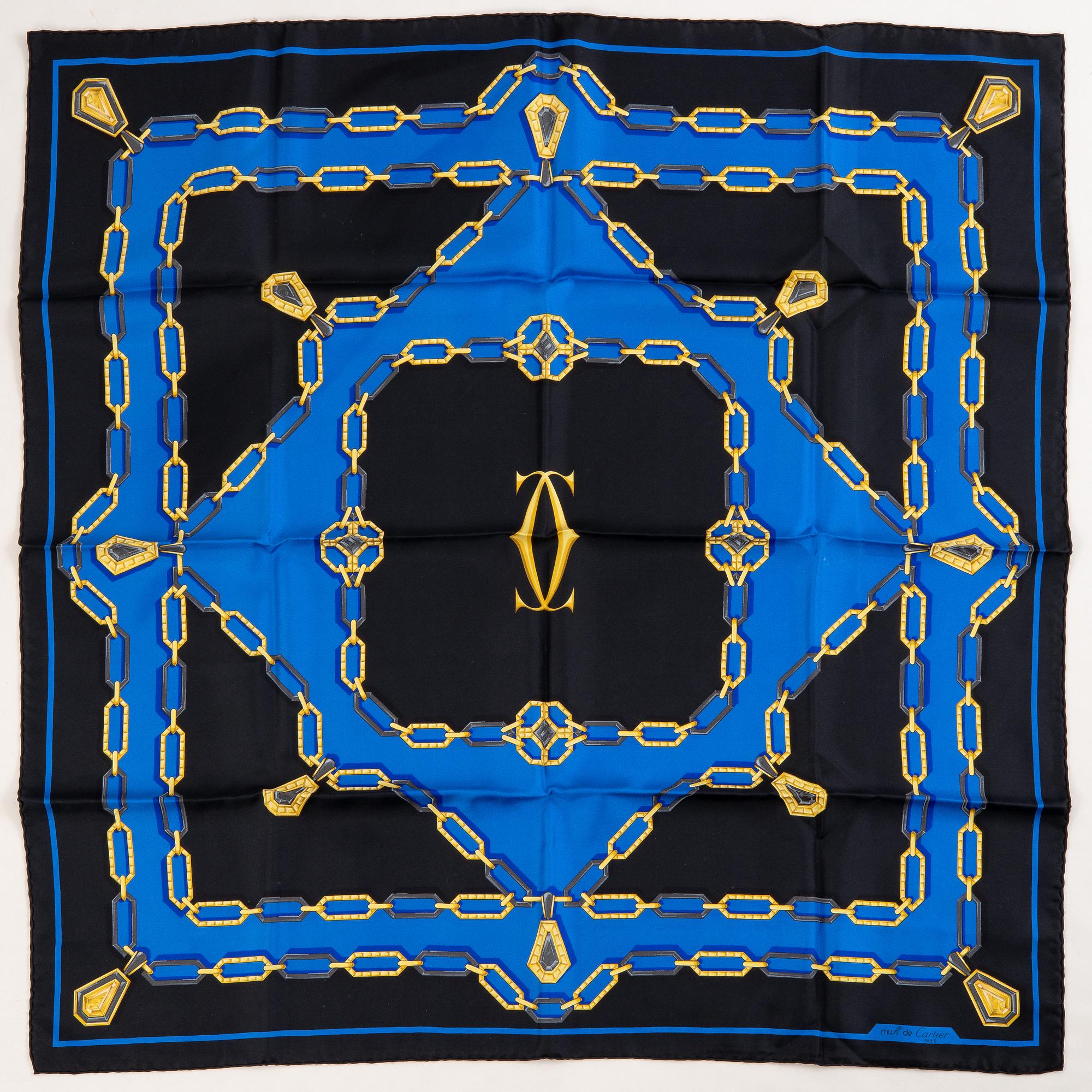 Cartier, scarf.