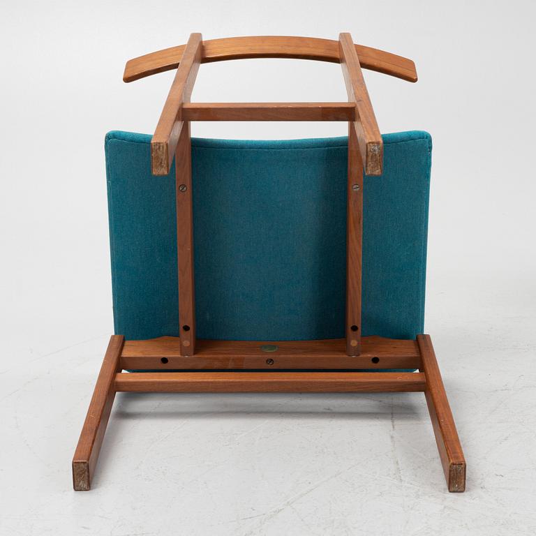 Inger Klingenberg, three model 193 teak chairs, France & Son, 1960's.