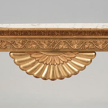 A Swedish Empire early 19th Century console table.