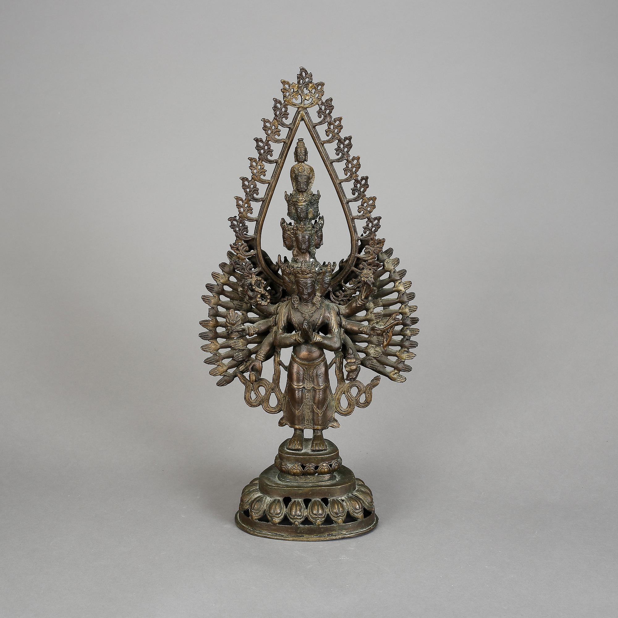 SKULPTUR, brons, modern tillverkning.