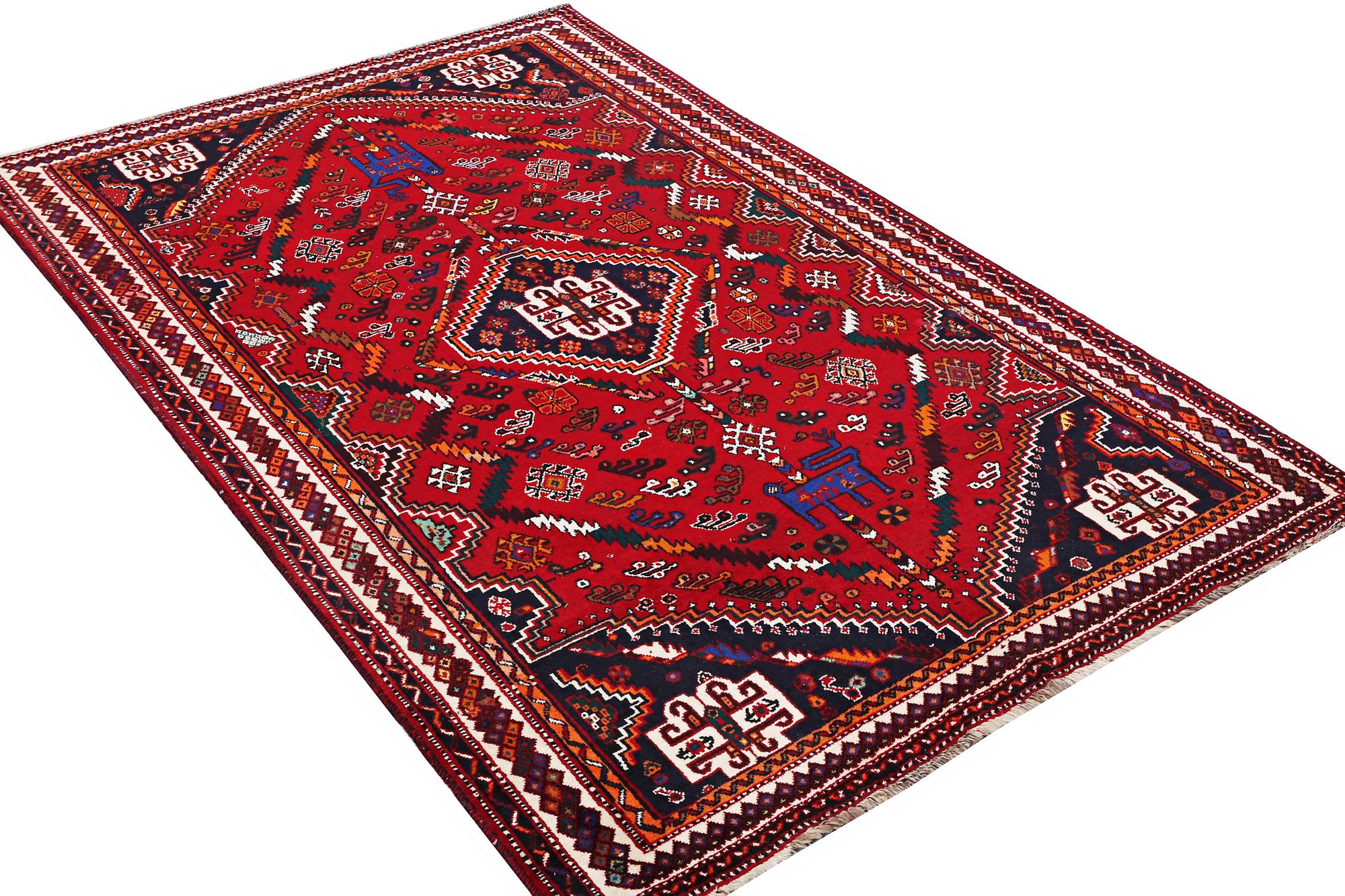 A Kashgai carpet, a. 252 x 162 cm.