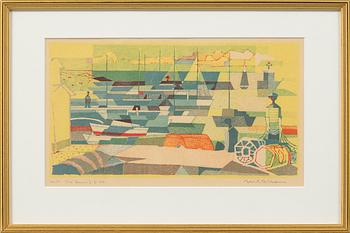 litograph in colours, signed.