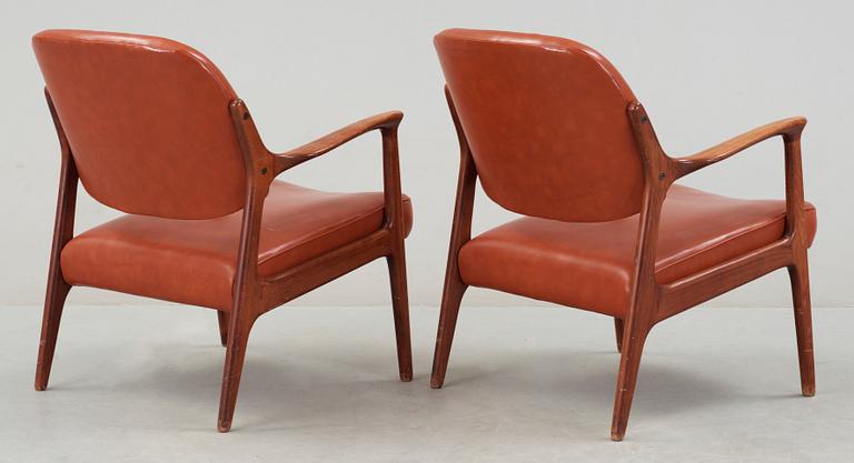 KARMSTOLAR, ett par, "Domus", Inge Andersson för Bröderna Andersson, 1960-tal.