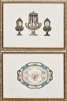 LITOGRAFIER, 8 st, Edouard Garnier. 1880/90-tal.