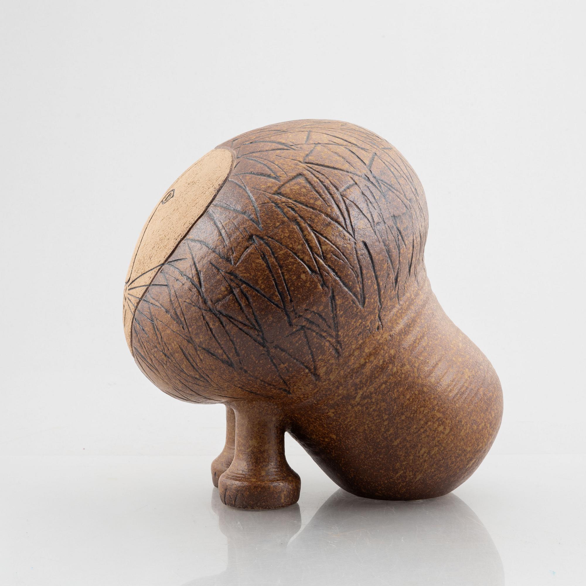 Lisa Larson, a "Lejon Maxi" stoneware sculpture of a lion, Gustavsberg, Sweden.