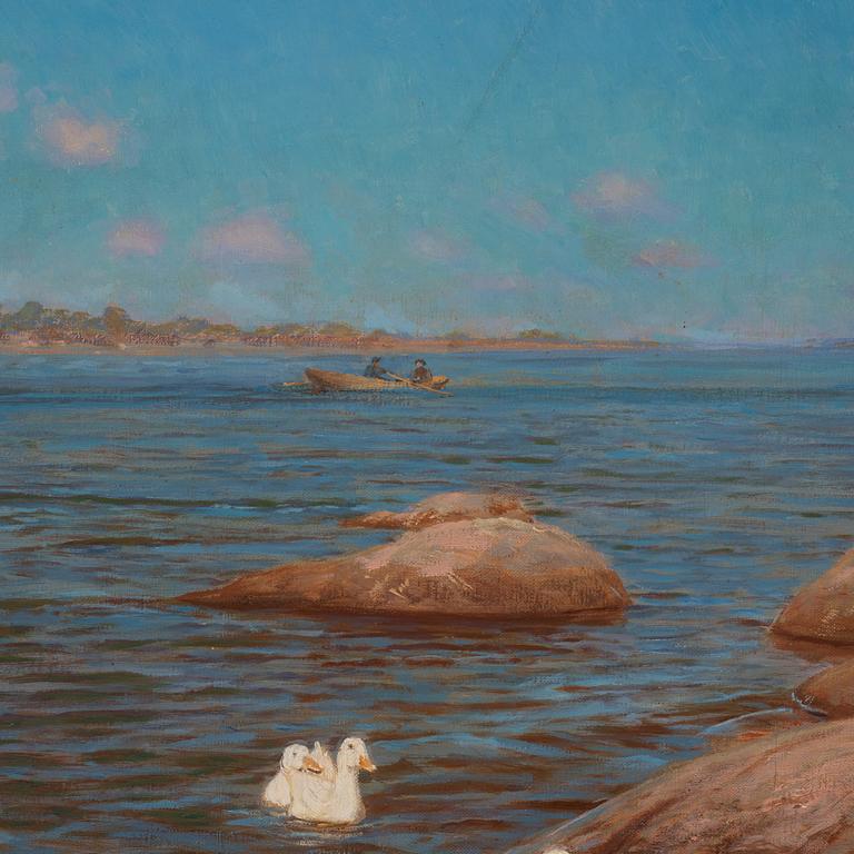 Johan Krouthén, On the cliffs.