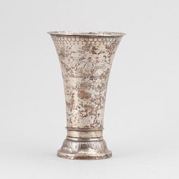 A silver vase, K Anderson, Stockholm, 1908.