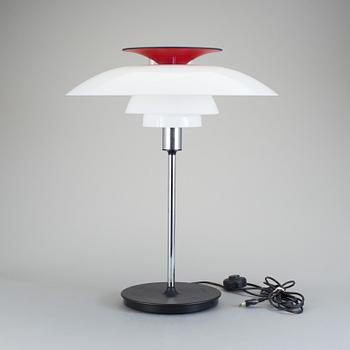 BORDSLAMPA, "PH 80", Poul Henningsen för Louis Poulsen, sent 1900-tal.
