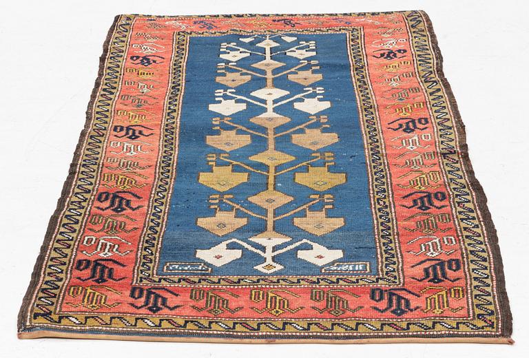 Matta, antik, Nordvästpersisk/Azerbajdzjan, ca 167 x 94 cm.