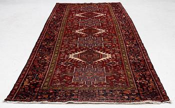 A semi-antique Karadja runner, c. 405 x 155 cm.