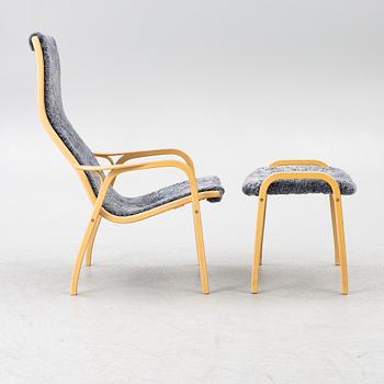 Yngve Ekström, armchair and footstool, "Lamino", Swedese.