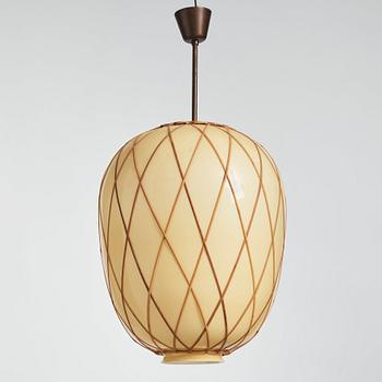 Harald Notini, a ceiling lamp, model '11555', Arvid Böhlmarks Lampfabrik, Sweden 1940s.