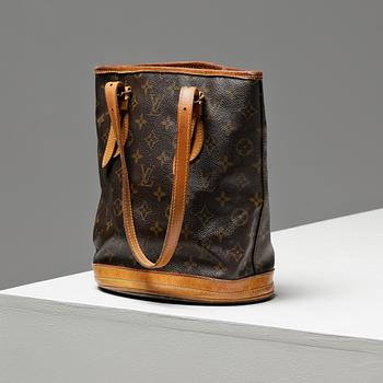 HANDBAG, "Petite Bucket", Louis Vuitton.