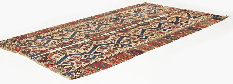 An antique Aydin kilim, West Anatolia, ca 326 x 182 cm.