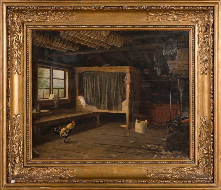 ARVID LILJELUND, THE ROOSTER IN THE COTTAGE.