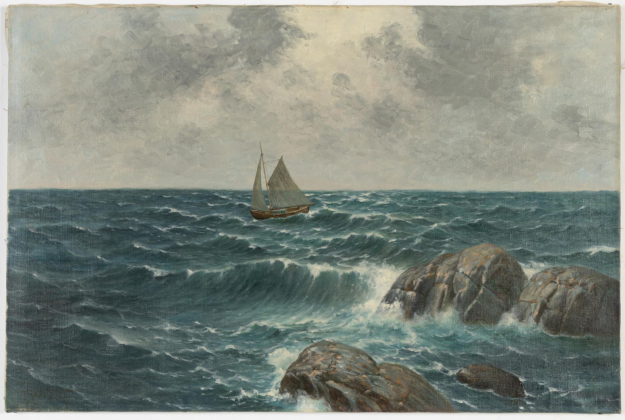 Leonard Wiedh, oil on canvas, signed.