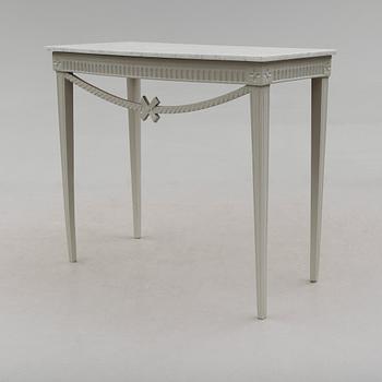 VÄGGBORD, sengustavianskt, tidigt 1800-tal.