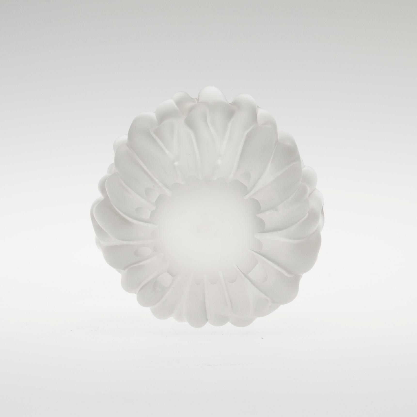 MALJAKKO ja MALJA, lasia, "Varsanjalka" sekä "Jäkälä" Tapio Wirkkala, Iittala. Maljakko signeerattu.