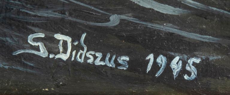S Didszus oil on canvas, signed.