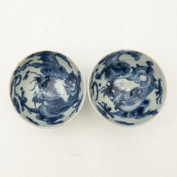 Copper, with tray, a pair, 19th century.