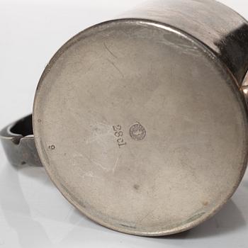 Gio Ponti, teservis, 6 delar, Athur Krupp Berndorfer Metallwarenfabrik, Österrike/Milano, 1930/40-tal.