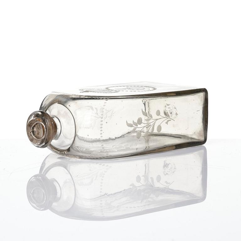 Aquavit bottle, Sweden early 19th century.