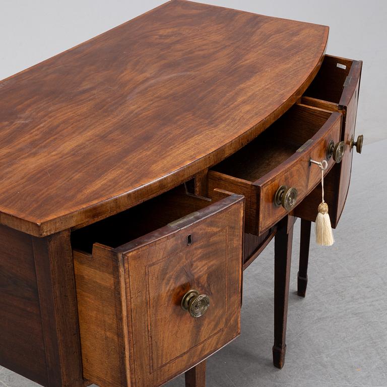 A mahogany regency sideboard, England, first half of the 19th century.