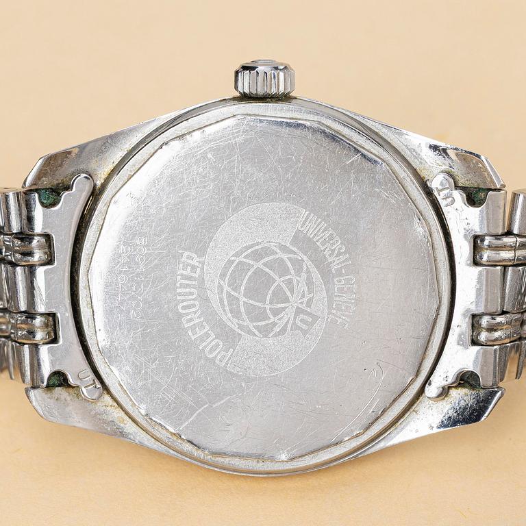 Universal Genève, Polerouter Date, "Gay Frères bracelet", ca 1966.