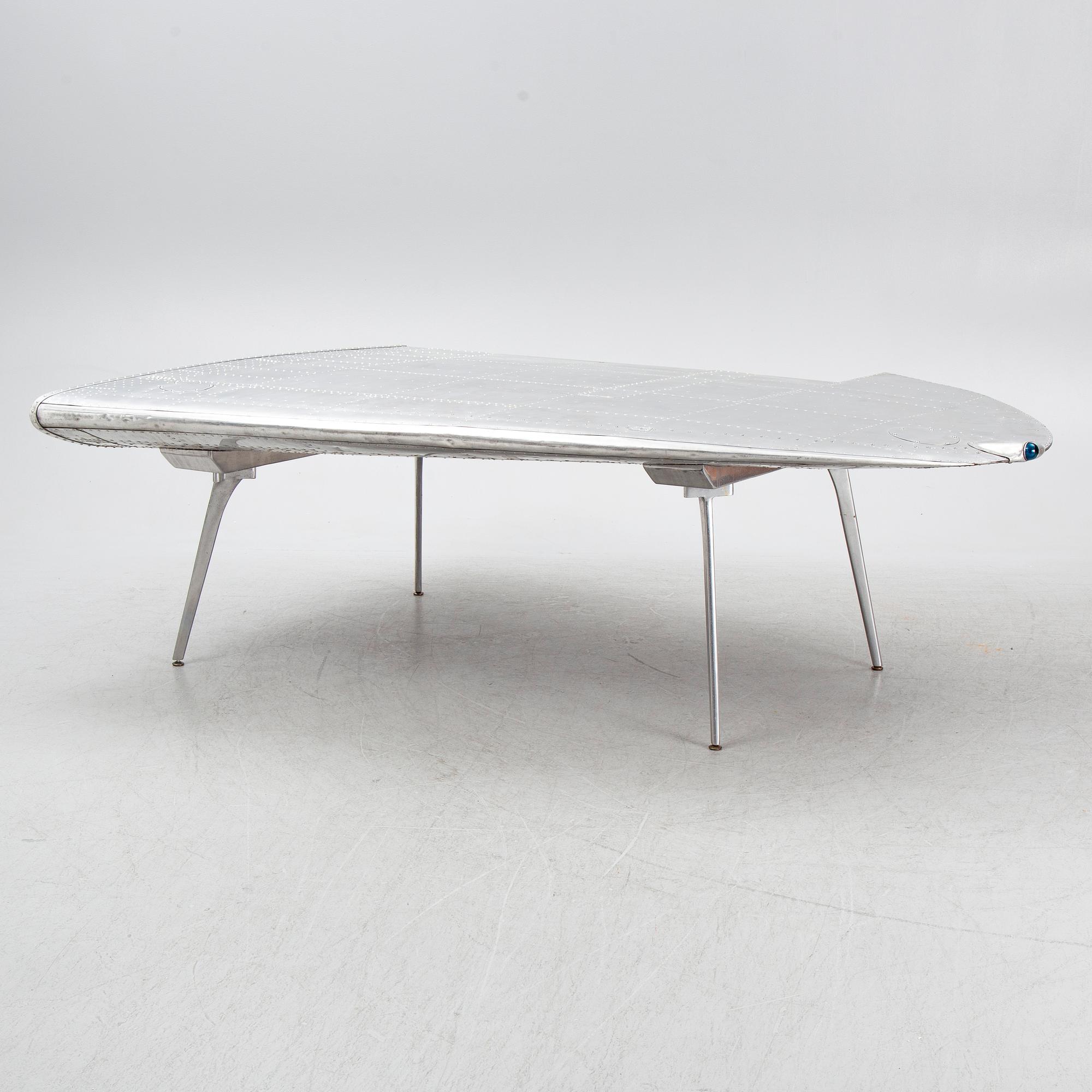 A desk, aeroplane wing from DAKOTA/DC3/C-43. MFG.DATE 1943-1944.