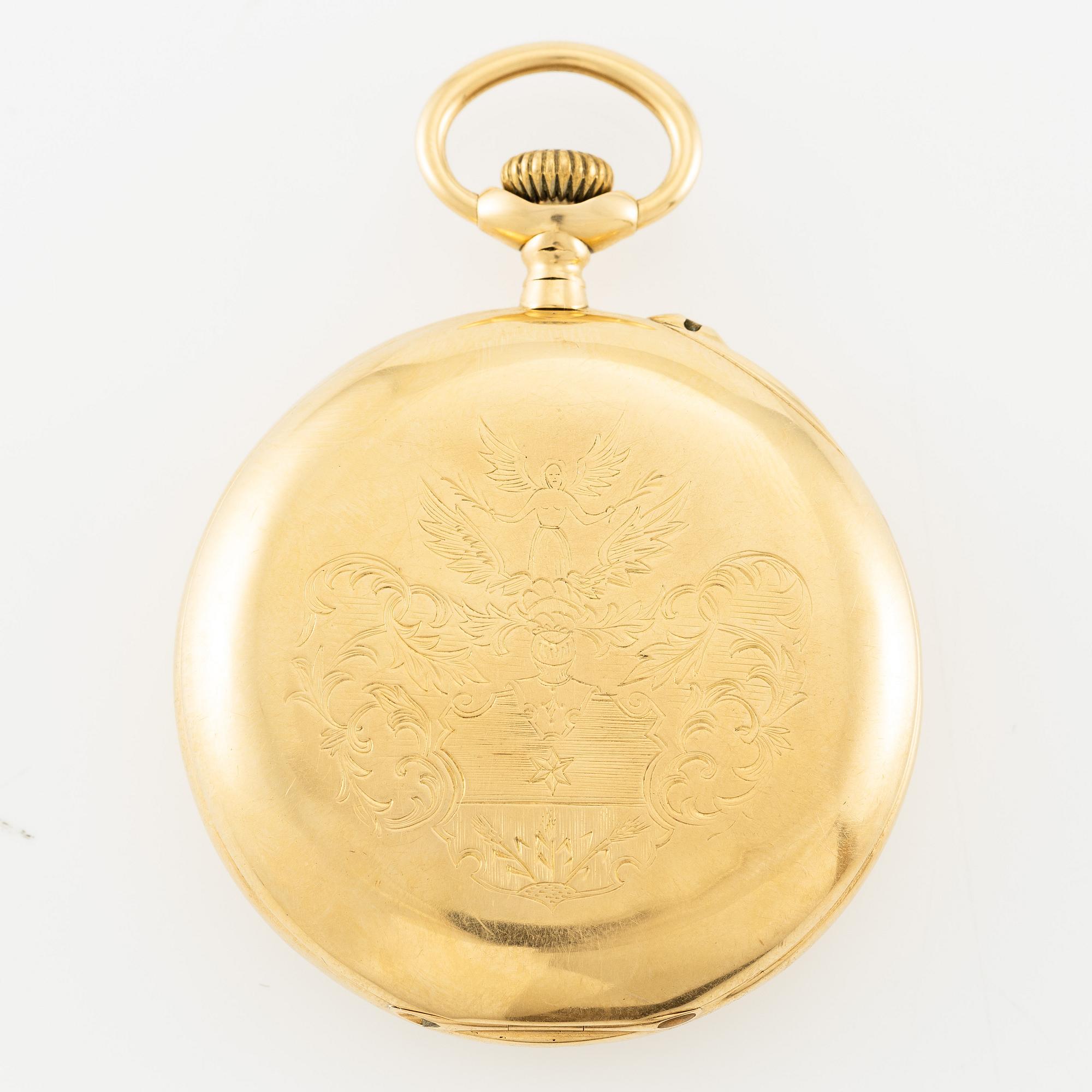 Alex Hüning, fickur, 50 mm.