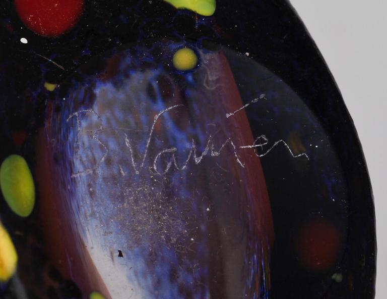 FLASKOR, glas, 2 delar, Bertil Vallien, KostaBoda, sign.