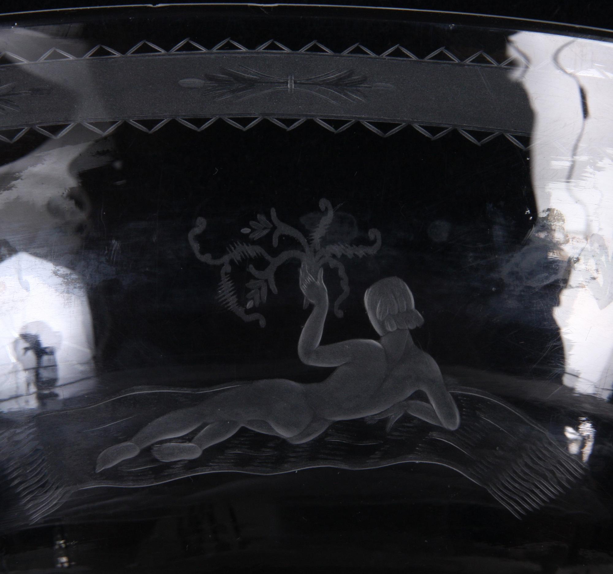 SKÅL, glas, Edward Hald.