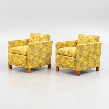 Armchairs, a pair, functionalist style, 1930s.