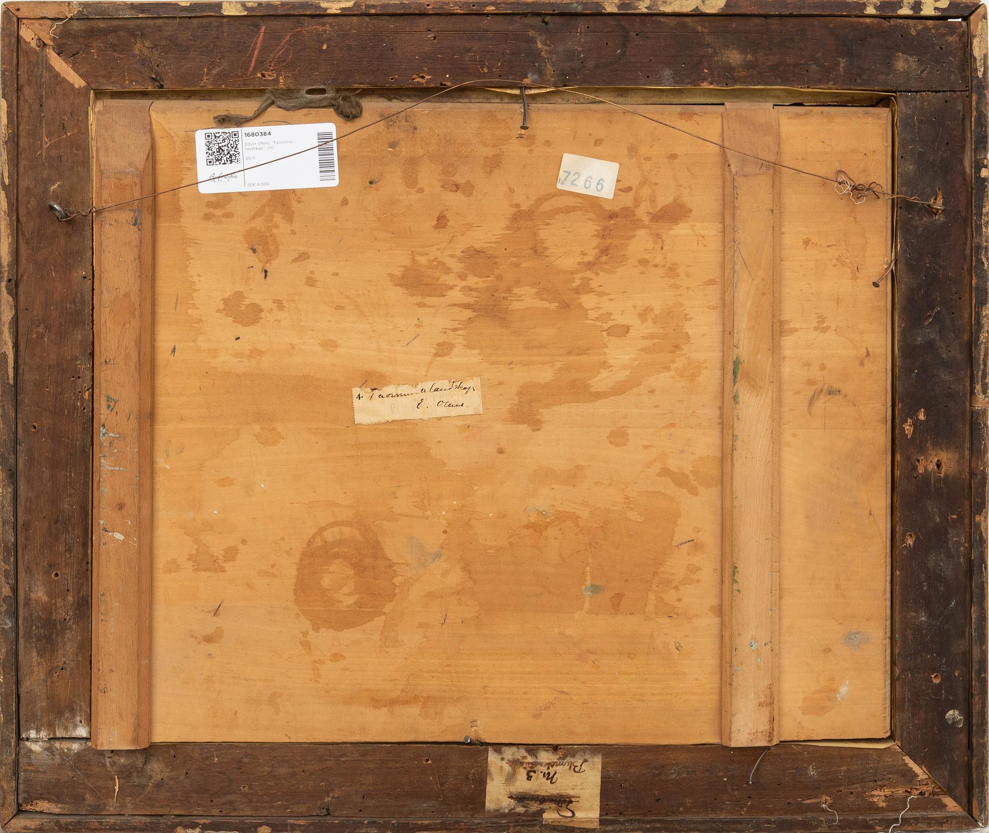 Edvin Ollers, 'Taormina - landscape'.