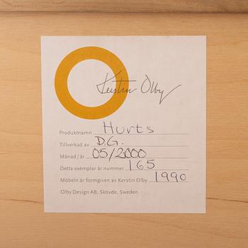 Kerstin Olby, bedside tables, a pair, "Klaq", Olby Design.