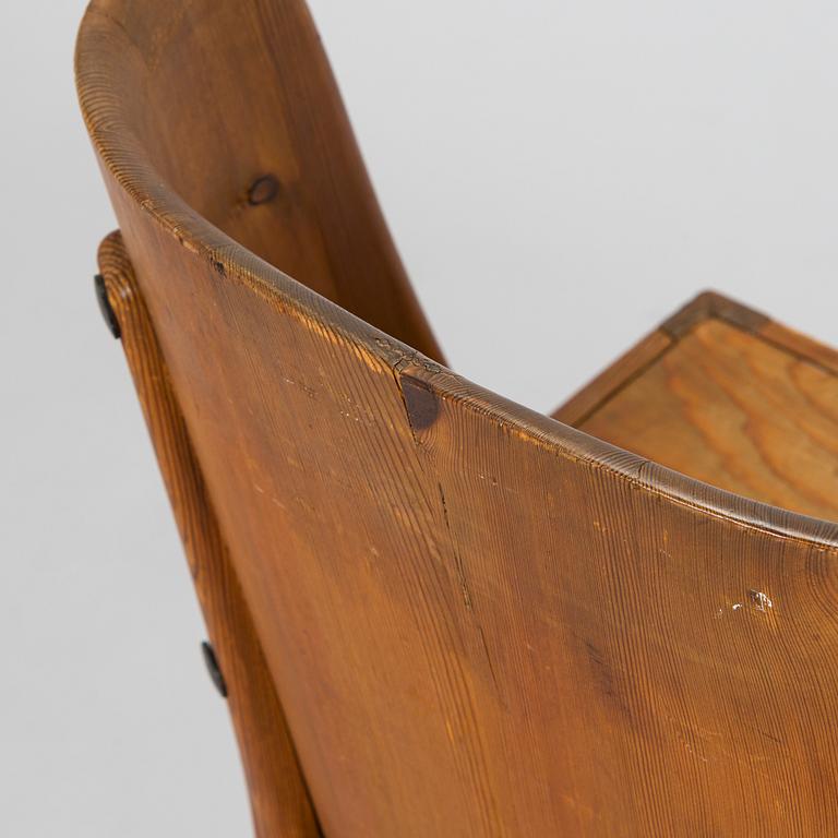 Axel Einar Hjorth, Two 1930s 'Lovö' chairs for Nordiska Kompaniet.