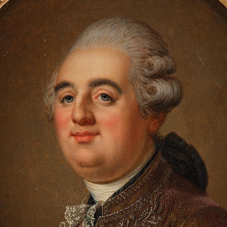 Adolf Ulrik Wertmüller, "Queen Marie-Antoinette" (1755-1793) & "King Louis XVI" (1754-1793) of France.