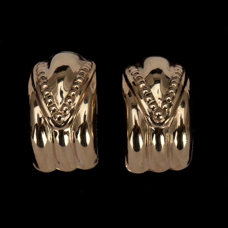 ÖRHÄNGEN, guld 14K, finska stämplar. Vikt 2,8 g.
