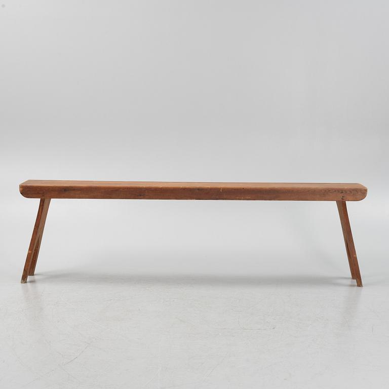 Bench, folk art, early 20th century.