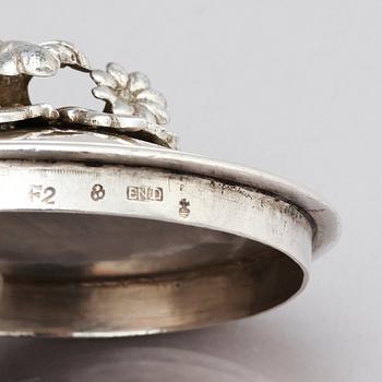 Erik Enander, kaffekanna, silver, Uppsala 1788. Gustaviansk.