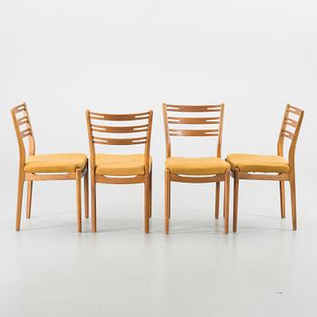 A SET OF 8 KLINT/DELLA CHAIRS BY IKEA. MIDDLE OF 20TH CENTURY.