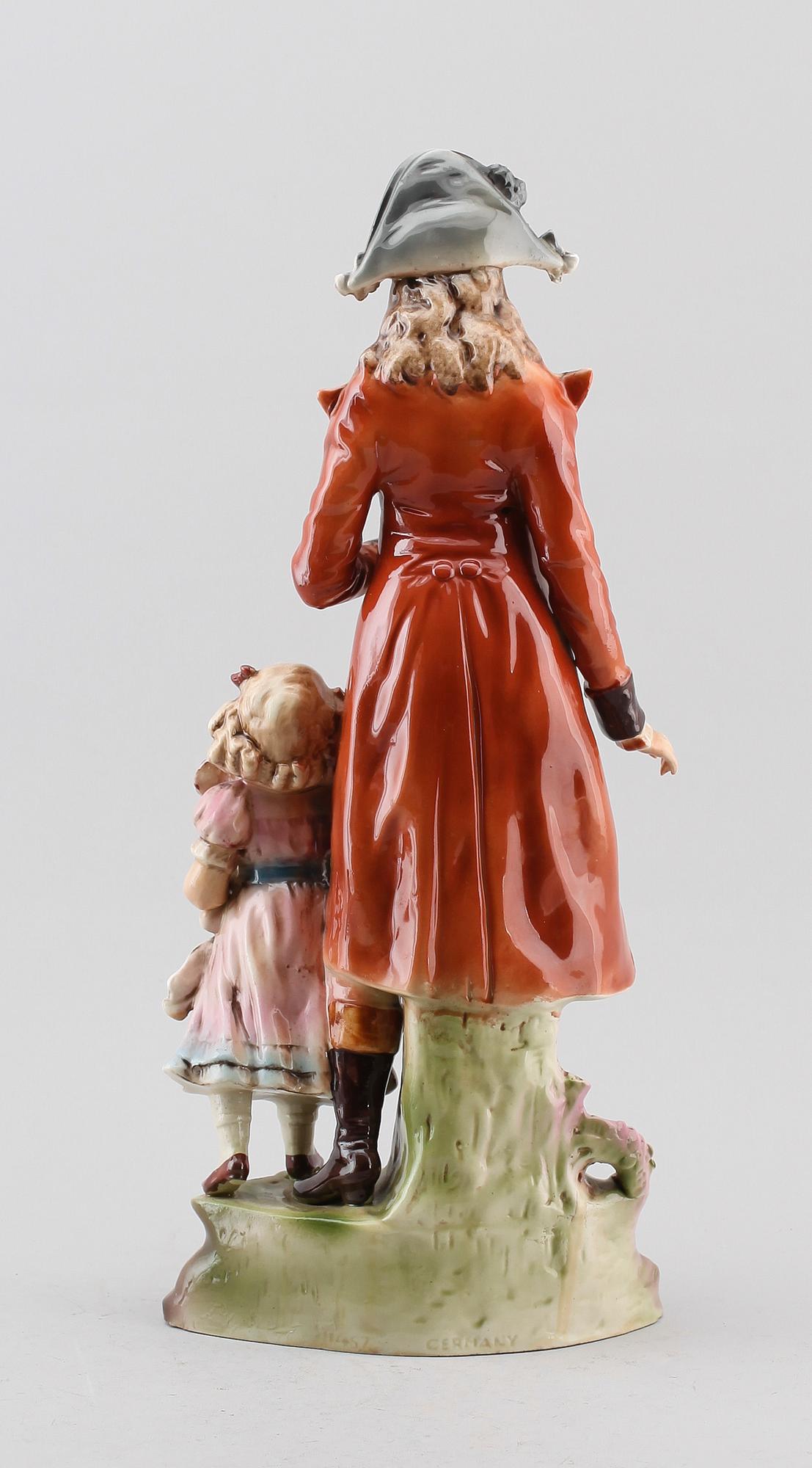 FIGURGRUPP, porslin, Tyskland, 1900-talets mitt.