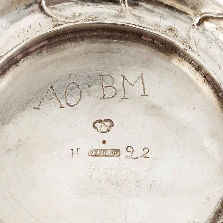 Nils Nordlöf,  bägare, silver, Härnösand 1793.