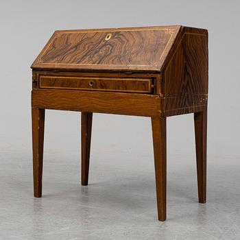 A miniature secretaire, late 19th century.