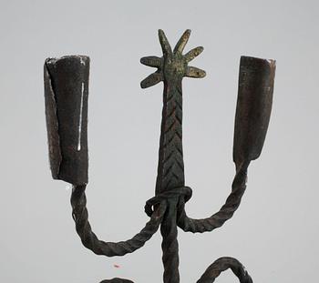 LJUSSTAKE, smide, 1700-tal.