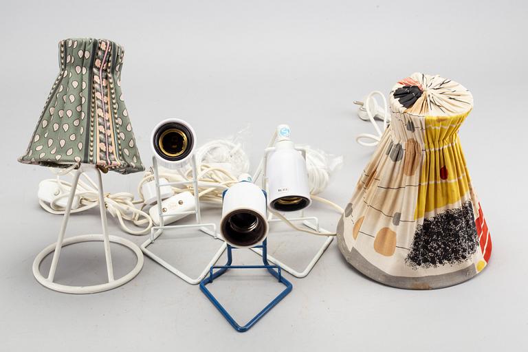 LAMPOR, 5 st, 1900-talets mitt/andra hälft.