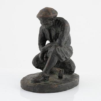 Harald Lundberg, skulptur, brons, signerad.